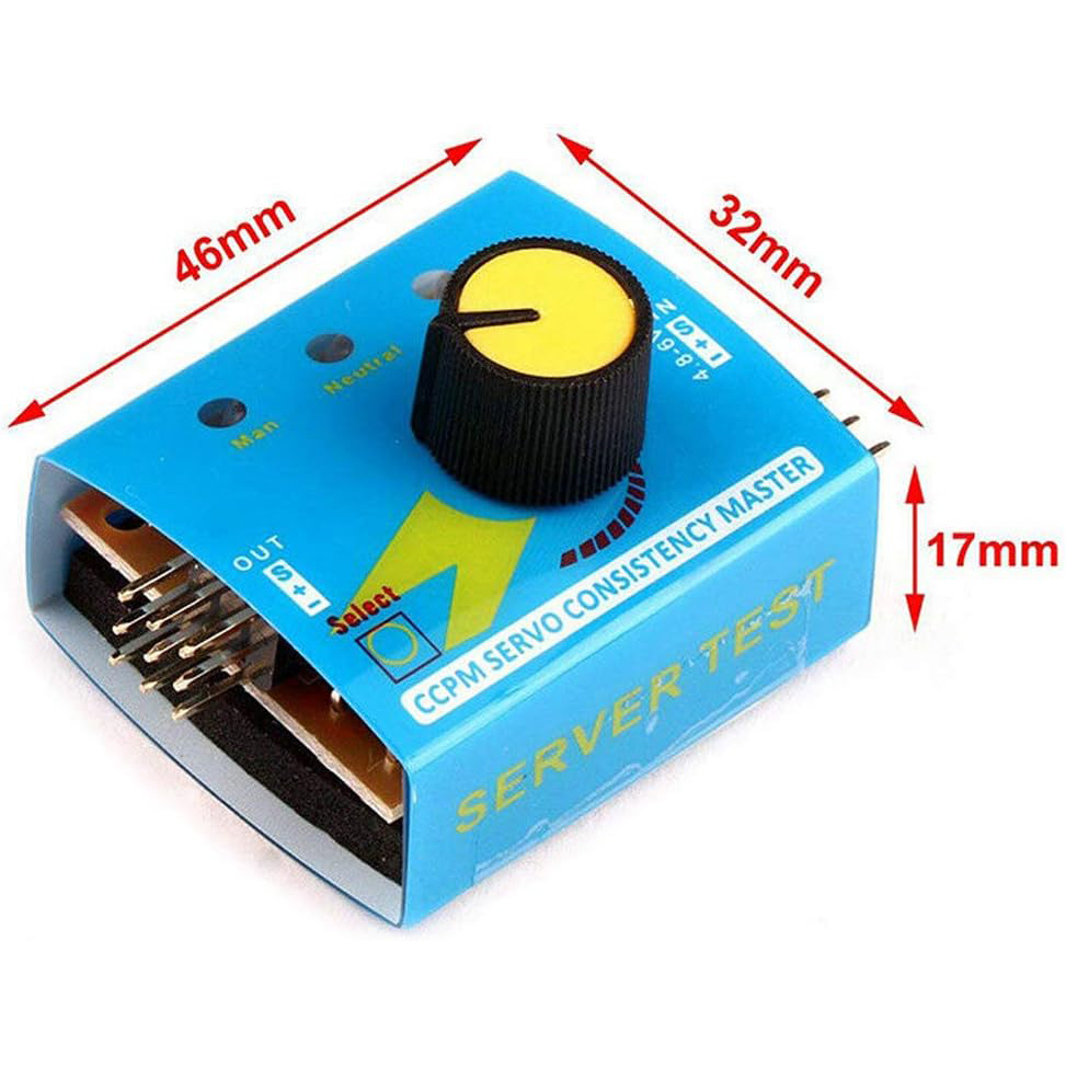 RC เครื่องทดสอบเซอร์โว 3CH ดิจิตอล Multi ECS ความสม่ําเสมอตัวควบคุมความเร็ว Checker ปรับพวงมาลัยเครื่องทดสอบเกียร์ CCPM Master สําหรับ RC