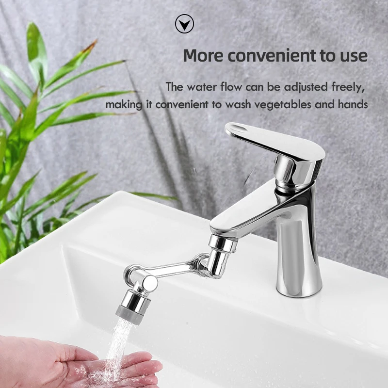 ABS Universal Rotation Extender ก๊อกน้ํา Aerator Splash FILTER อ่างล้างหน้าก๊อกน้ํา Bubbler หัวฉีด 2 โหมดสําหรับ Water Outlet