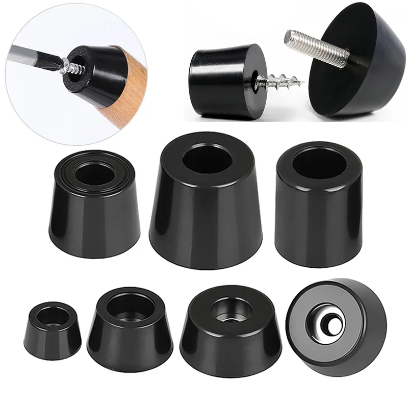 Rubber Pads Floor Protectors Non-slip Cutting Board Furniture Bumper Gasket Table Chair Leg Cover Furniture Hardware Mat