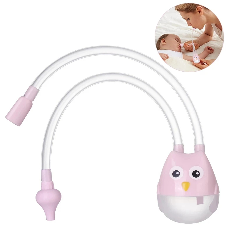 Aspirador Nasal para bebé recién nacido, limpiador de nariz, herramienta de succión con ventosa, protección para el cuidado de la salud, dispositivo de succión Nasal para la boca del bebé