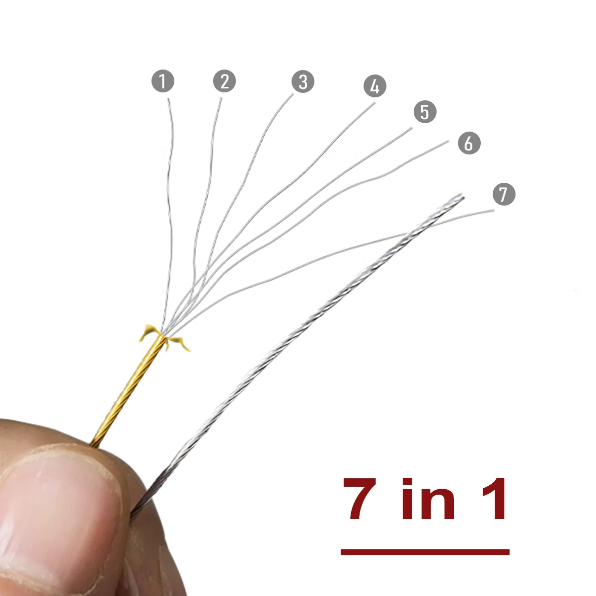 0,3-1mm Starke Edelstahl Linie Draht Perlen Schnur String Handwerk Bailing Sculpting Draht Für Schmuck Machen DIY handwerk