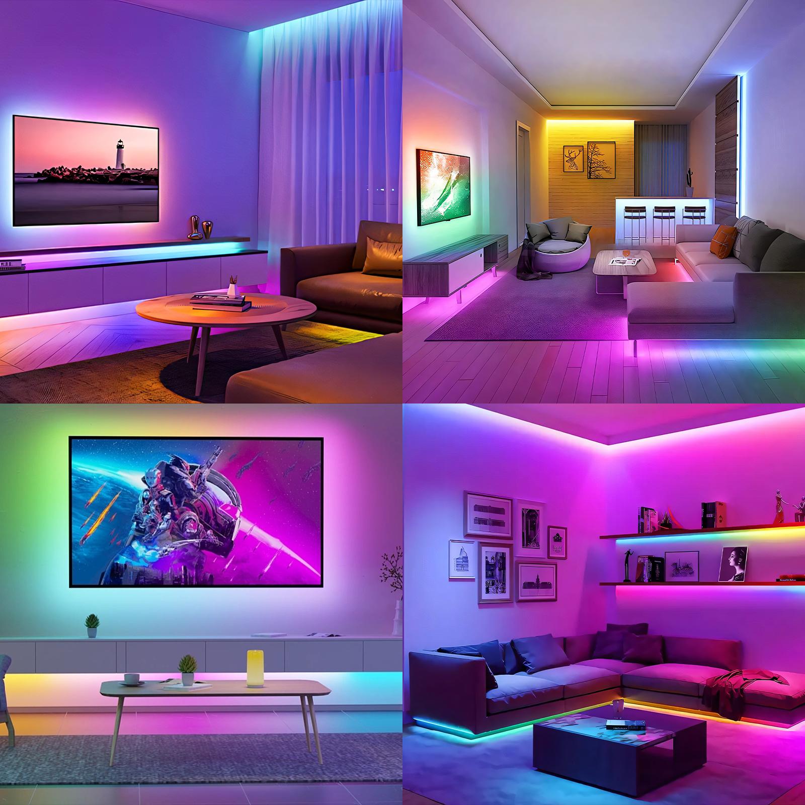 Tuya WiFi Adressierbarer LED-Controller WS2811 WS2812B WS2814 SPI RGBWIC RGBIC LED-Streifen Dimmer LED-Controller 5-24V Pixelstreifen