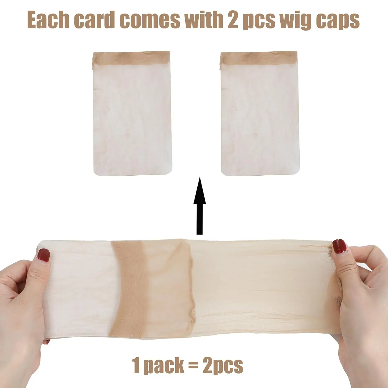Wholesale HD Wig Cap for Women Invisible Ultra-thin Stretchy Stocking Caps for Lace Front Wigs Sheer Wig Cap Thin Nylon Cap
