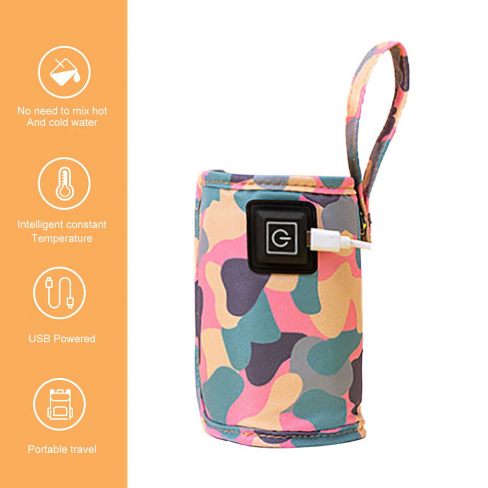 Itly เครื่องอุ่นน้ำนมแบบ USB กระเป๋าเก็บความร้อนสำหรับรถเข็นเด็กทารกขวดนมเด็กทารกอุปกรณ์สำหรับเด็กกลางแจ้งฤดูหนาว