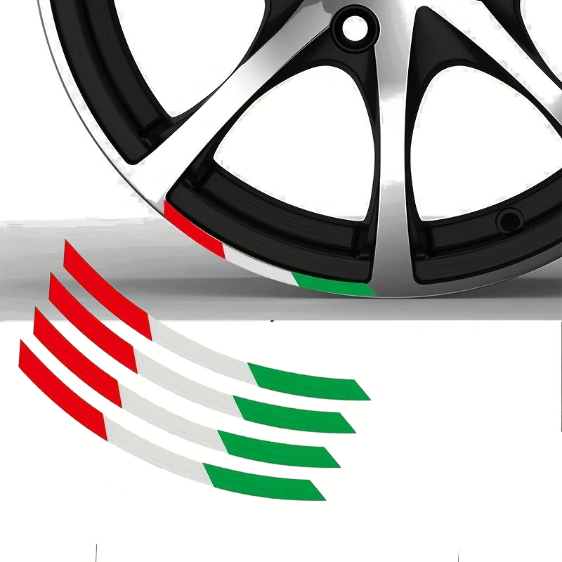 4 шт. виниловая наклейка на колесо автомобиля Fiat Abarth 500 595 695 Punto Bravo Tipo Panda Freemont Scudo Palio Stilo Grande Cromo