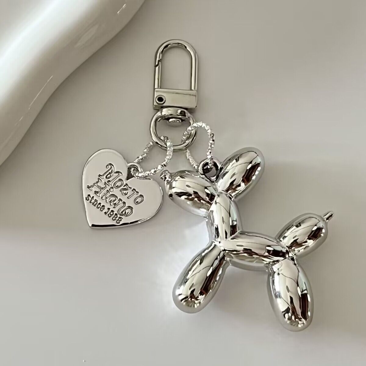 Mode Schlüsselbund Punk Y2K Ballon Hund Schlüsselanhänger für Frauen Tasche Anhänger Schmuck Schmuckstück Mädchen Auto Schlüssel Ring Schlüssel Kette Zubehör