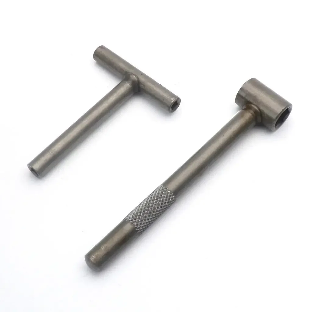Valve Tappet Adjustment Tool Steel For Gy6 50 150cc Motorcycle Adjusting Spanner Square Hexagon Wrench Tool Removal Silver