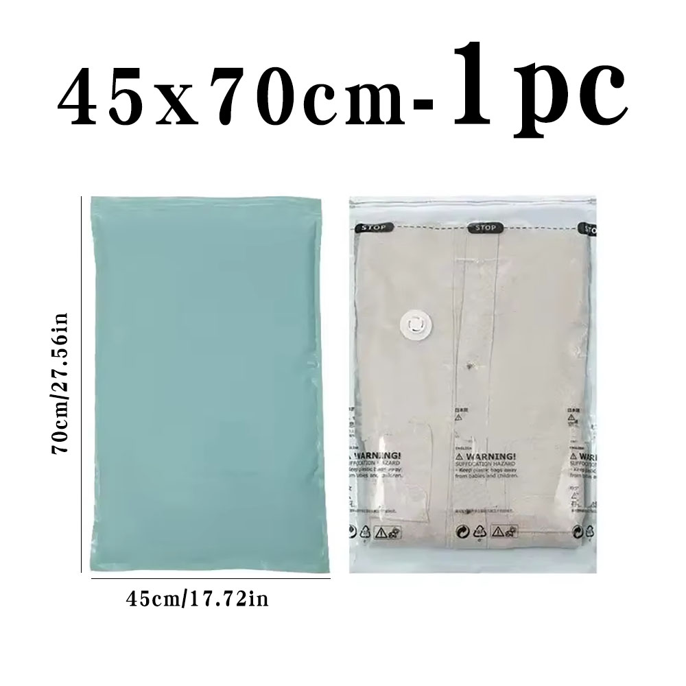 Bolsa de compresión al vacío sin bombeo, almacenamiento de ropa, edredón, bolsa para el hogar, bolsas grandes de compresión al vacío 3D, accesorios de viaje reutilizables