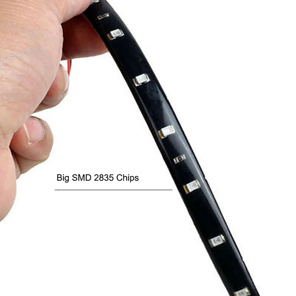 2x 12インチ 12V LED ストリップライト 防水 レッド&グリーン ボート用 マリンナビゲーション カヤック カヌー デッキ カーテシー ボウ トレーラー ポンツーン