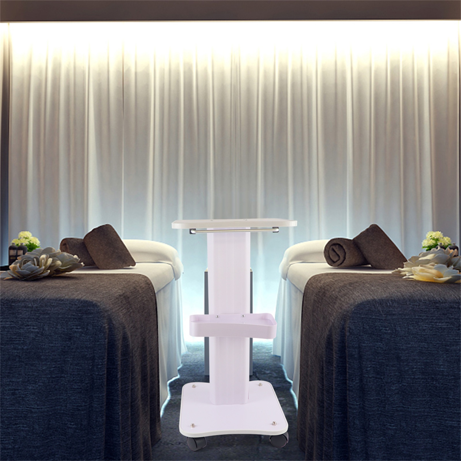 Salonwagen stehen Schönheits ausrüstung Maschinen halter Spa Rolling Storage Organizer Cart