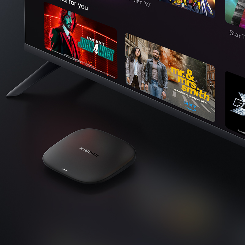 【Brand+】Xiaomi TV Box S 3rd Gen 4K Ultra HD Bluetooth 5.2 Wifi6 32GB ROM Google TV Google Assistant Smart Media Player
