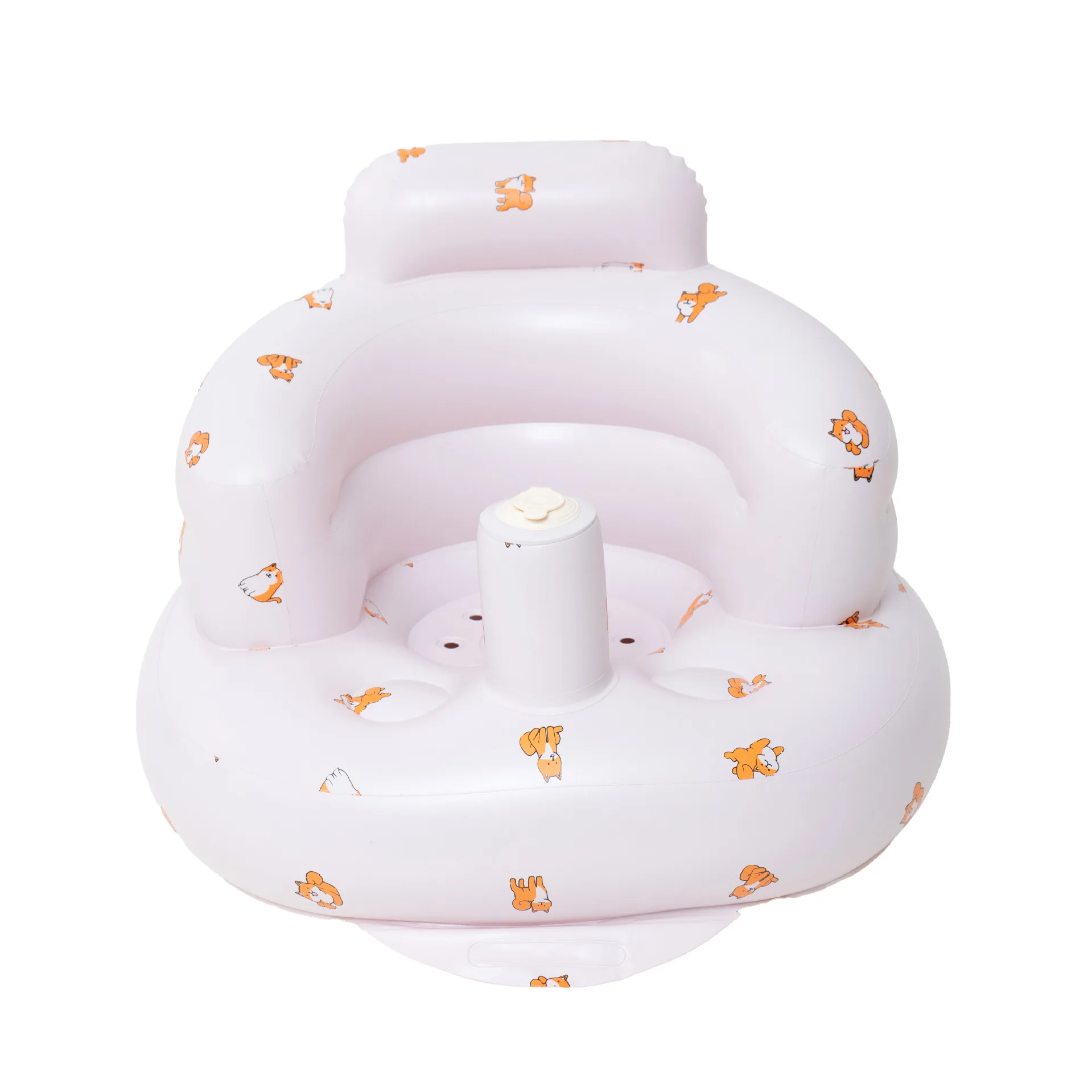 Inflatable เด็กโซฟาการเรียนรู้เก้าอี้เด็กโซฟาอาบน้ํา Bench Anti Fall เก้าอี้การเรียนรู้เก้าอี้เด็กพับได้
