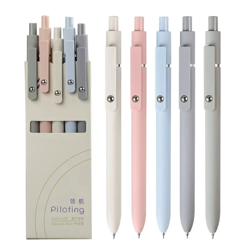 Nieuwe Piloting Morandi Kleur Gel Pennen Soft Touch Sneldrogend Glad 0.5mm Gel Inkt Pen Voor School Schrijven Briefpapier levert
