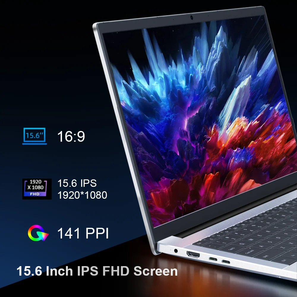 Ninkear A15 PRO Laptop 15.6 'FHD IPS AMD Ryzen™5 6600H fino a 4.5 GHz 32GB DDR5 1TB SSD WIFI6 Computer da ufficio Windows 11