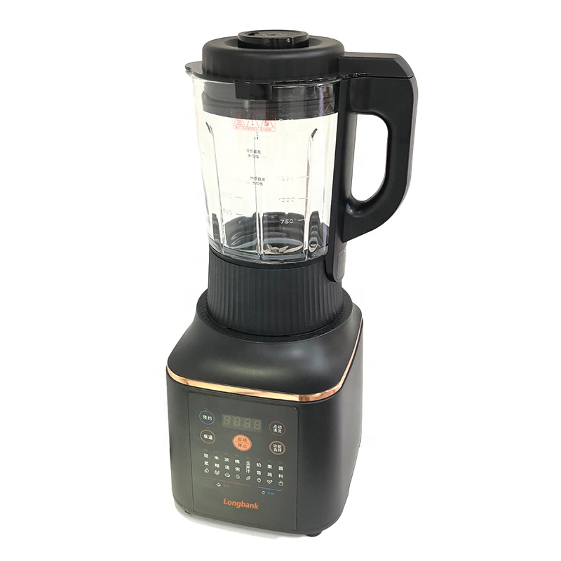 ポータブルヘビーデューティーガラスフードプロセッサー、電気ミキサーメーカーマシン、フルーツスムージー大豆用ブレンダー、1800w