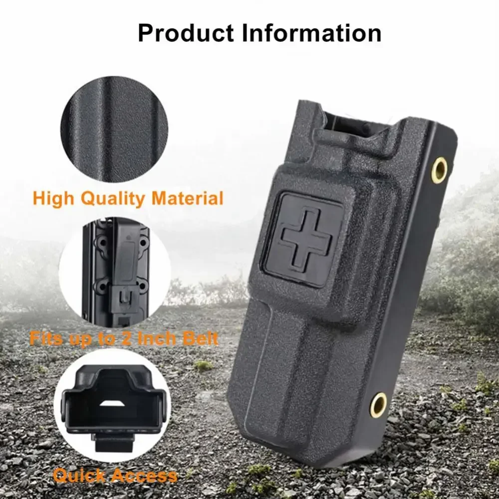 Tactical EDC Tourniquet Holder Case Storage Box Quick Pull For IFAK MOLLE Combat First Aid
