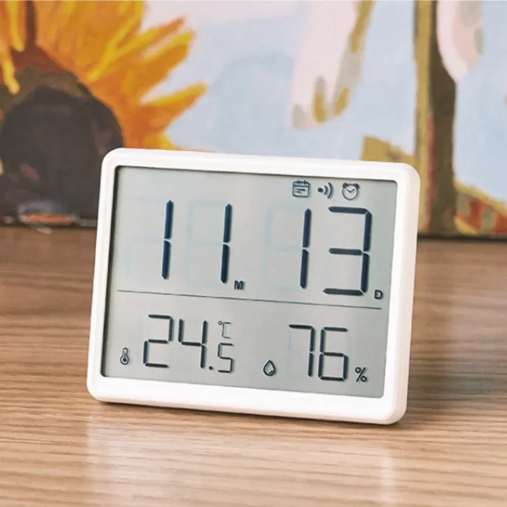 Xiaomi multifunción termómetro higrómetro electrónico automático temperatura humedad Monitor reloj Monitor de pared reloj