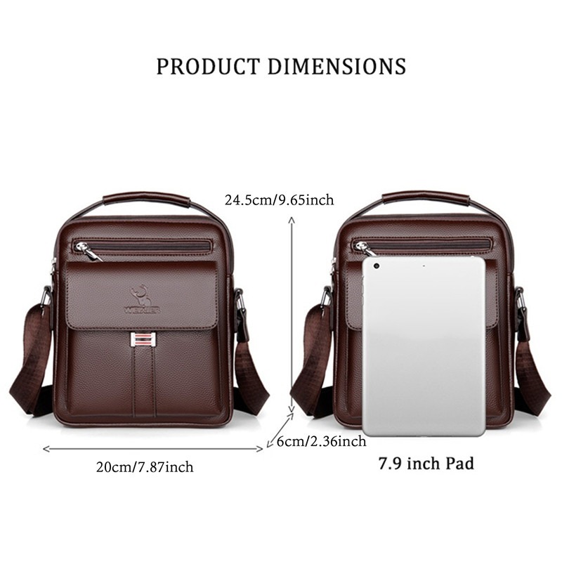 Einzelne Umhängetasche Herren Umhängetasche Business Umhängetasche Mode Business Tasche Handtasche Umhängetaschen