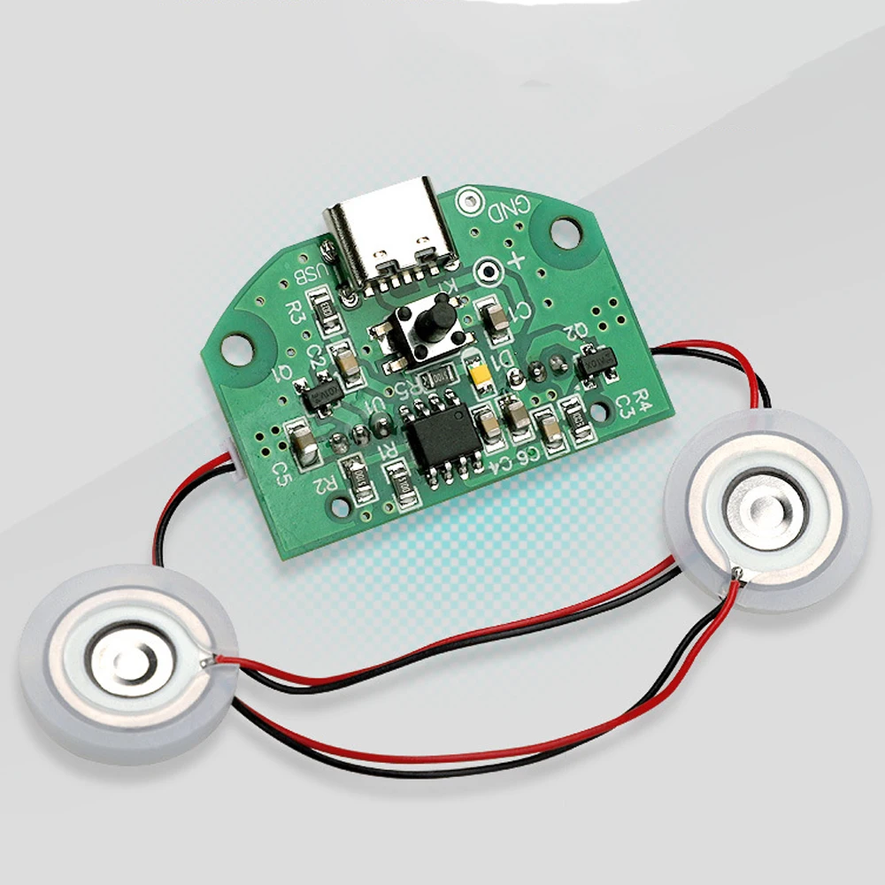 DC5V Ultrasonic Atomizer Sheet Type-C Interface Air Humidifier Spray Module Spray DIY Humidifier Kit Mist Maker Driver Circuit