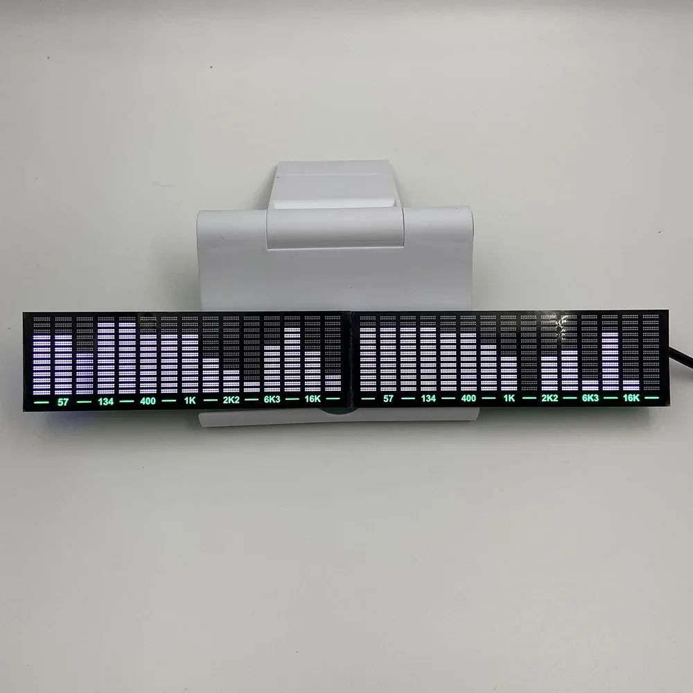 Display dello spettro a 30 segmenti LED Display dello spettro musicale controllato dal suono Pickup Luce ambientale Luce del ritmo atmosferico
