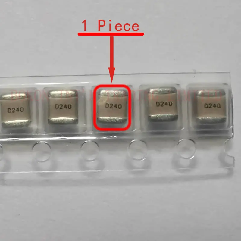 Condensadores de microondas de cerámica, 24pF, 500V, RF, tamaño 1111, alto Q, bajo ESR, ESL, ruido, a240J, D240, porcelana, P90, multicapa