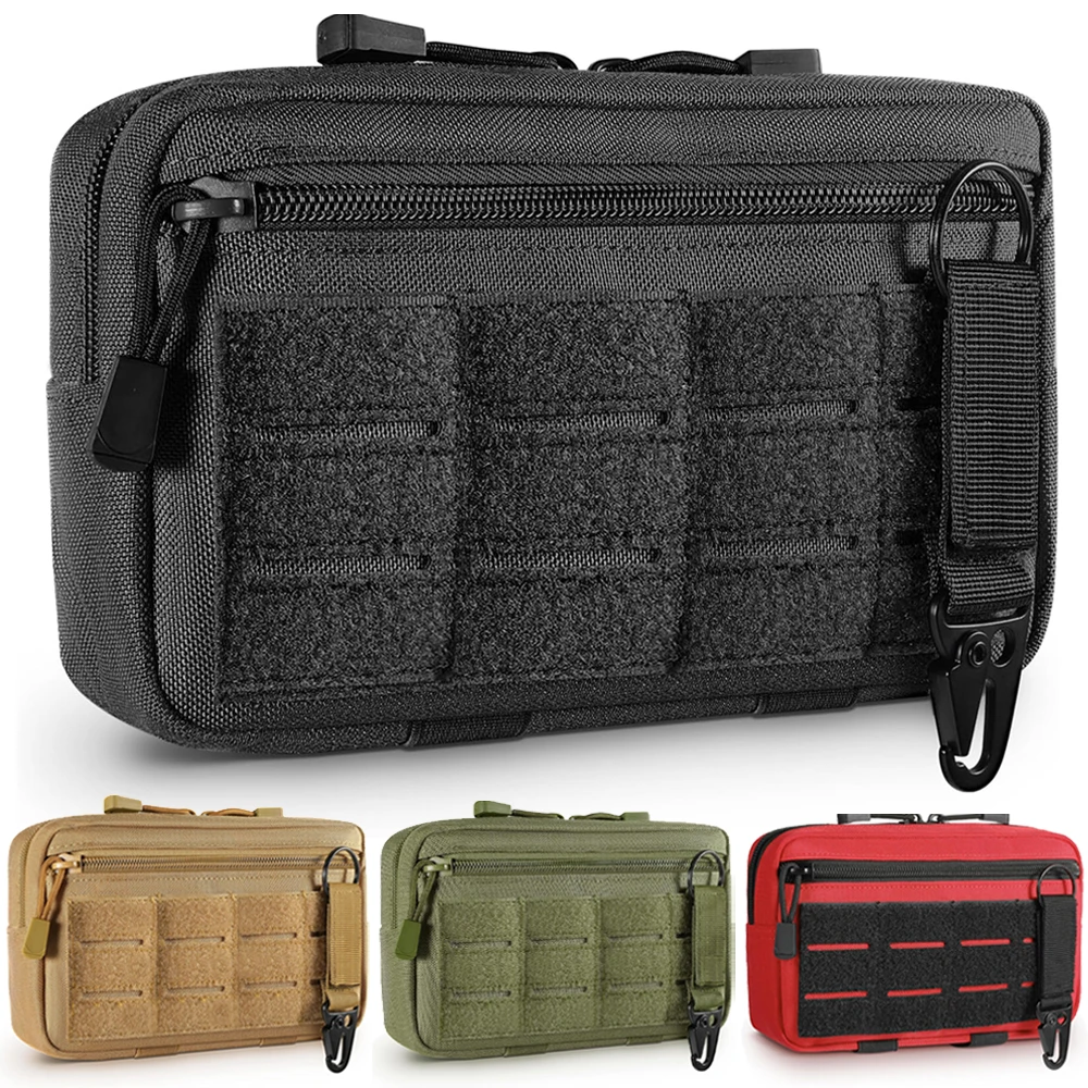 Molle Admin Pouch Utility EDC Tool Pouch Охотничья сумка Горизонтальная модульная сумка Нагрудная поясная сумка EMT Orgaznier Bag для улицы