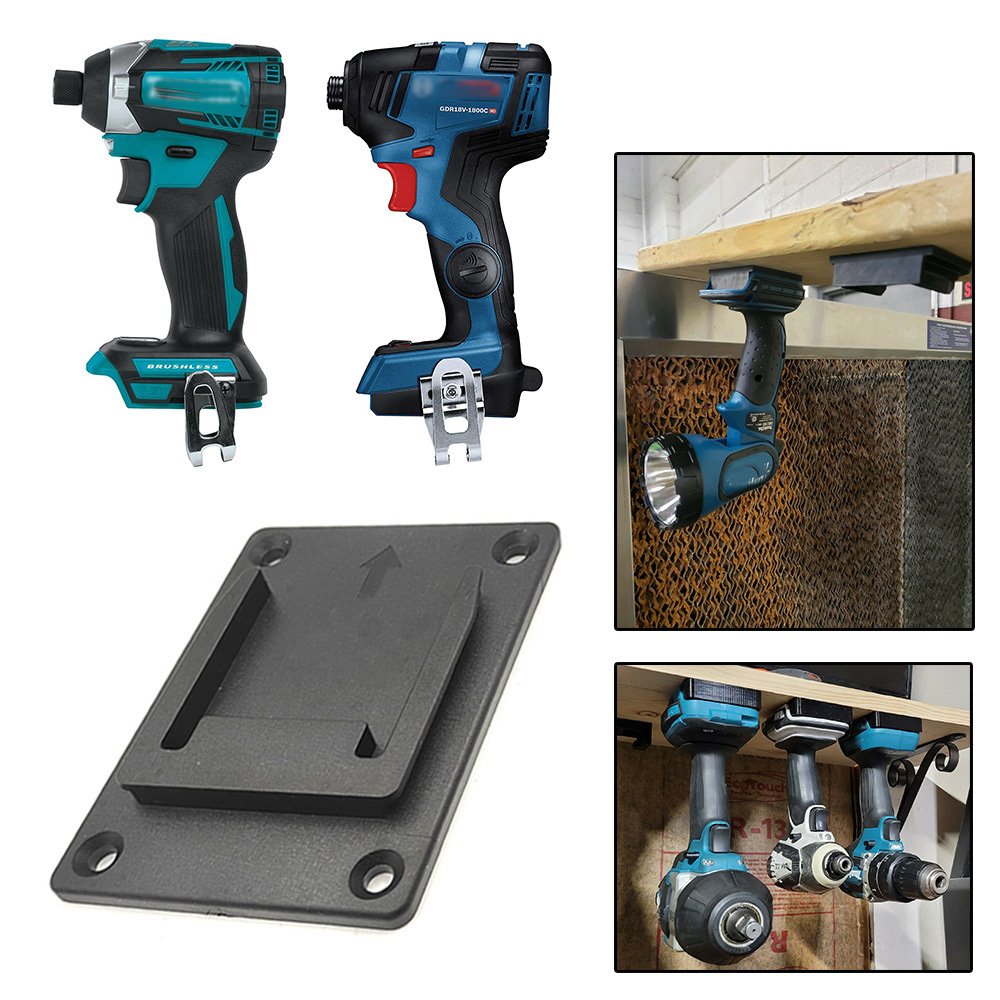 5/10 Gói Dụng Cụ Cho Makita 18V Cho Bosch 18V Khoan Li-ion Dụng Cụ Giá Đỡ Treo Tường lưu Trữ Chân Đế Cho Máy Đỡ