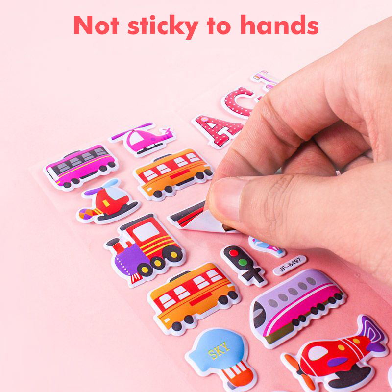 40 60 fogli diversi adesivi 3D per bambini adesivi gonfi per bambini ragazzi ragazze insegnanti ricompensa artigianale scrapbooking regalo giocattoli