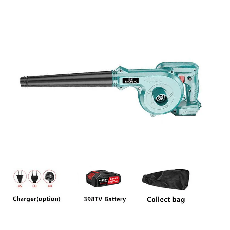 Ventilador de ar elétrico jardim sem fio aspirador pó computador coletor ferramentas elétricas portáteis para makita bateria