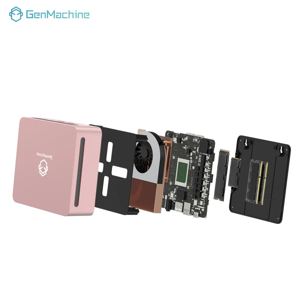 Мини-ПК JIXIEJUN AMD Ryzen 4500U 4700U 4800H 4800U ES 32 ГБ Ram 1 ТБ SSD Wi-Fi 6 Bluetooth 5,2 HDMI USB Компьютер