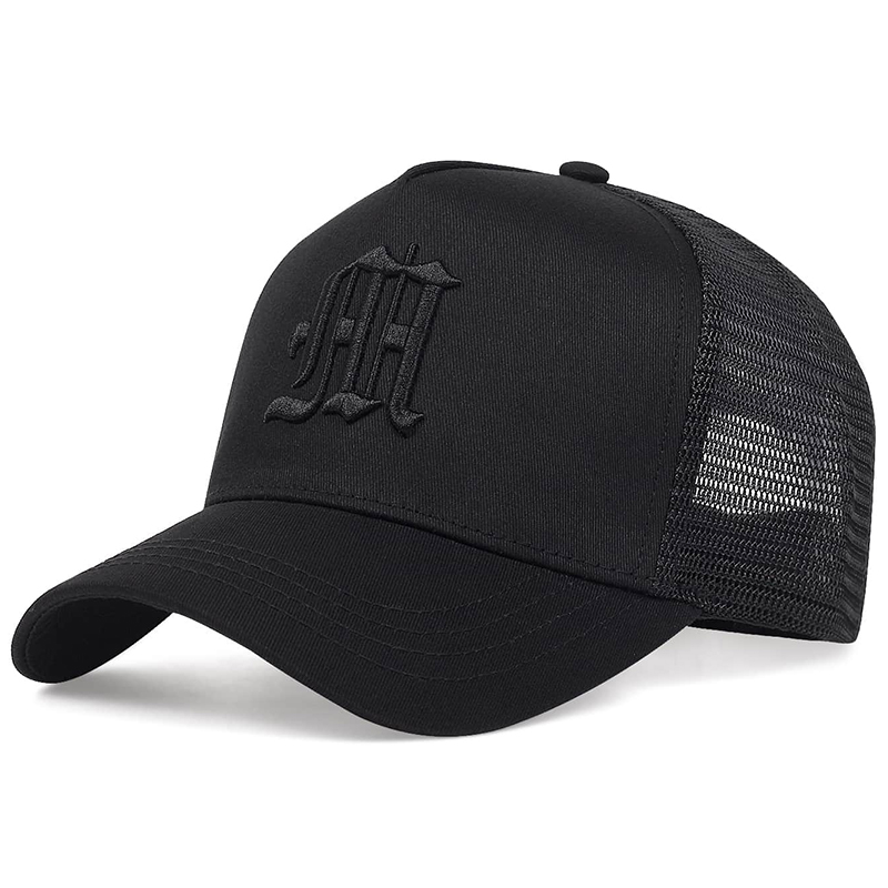 Unisex Gothic Letter Embroidery Baseball Net Caps Spring and Summer Outdoor Adjustable Casual Hats Sunscreen Hat