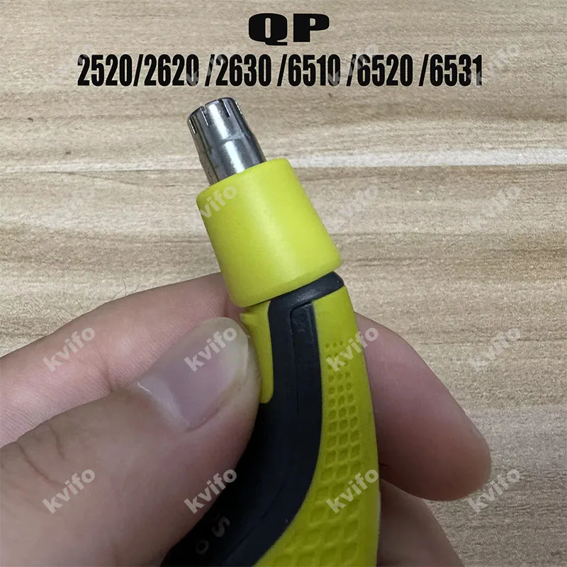 KVIFO 1-10 Uds recortador de pelo de nariz recortadores de cejas y orejas de acero inoxidable para una hoja Pro QP6530/QP6510/QP6520