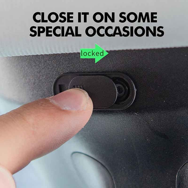 Cubierta de privacidad para cámara Tesla Model 3 Highland 2024, cubierta blanca para cámara web ModelY PC Model3 Model S X Y 2023, accesorios interiores