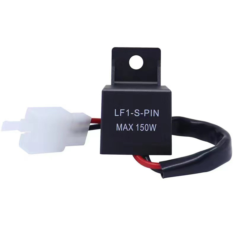 Motorcycle Motor Turn Signal Bulb Hyper Flash For Honda Kawasaki Suzuki Yamaha 12A 2Pin Electronic LED Flasher Relay