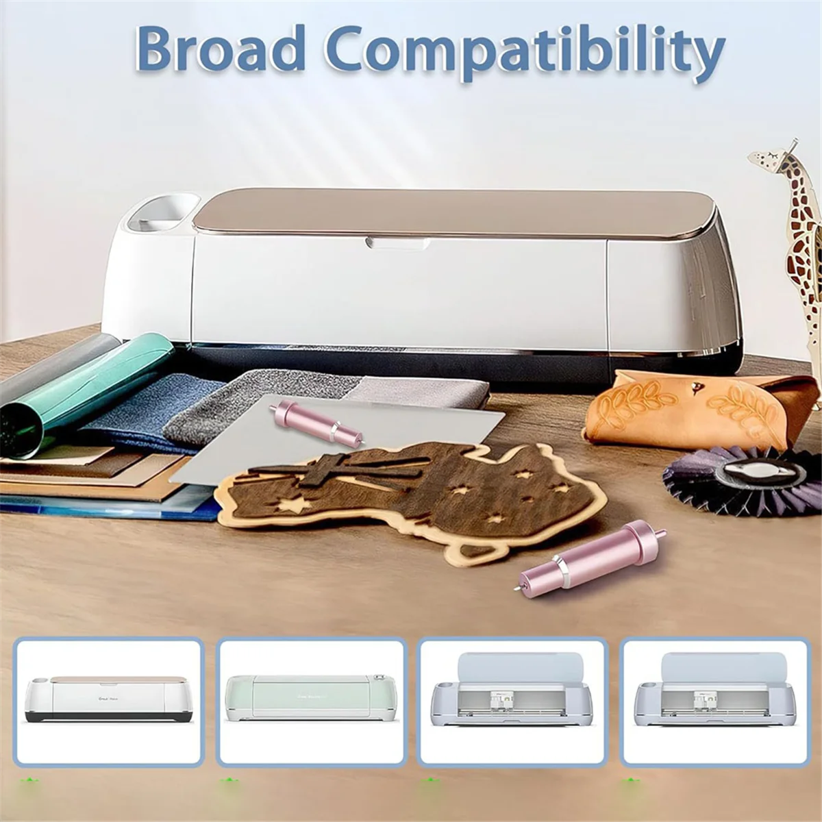 Newest Deep Cut Blade for Cricut Maker 3/Maker/Explore 3/Air 2/Air/One/Venture,60°Deep Point Blade and Housing