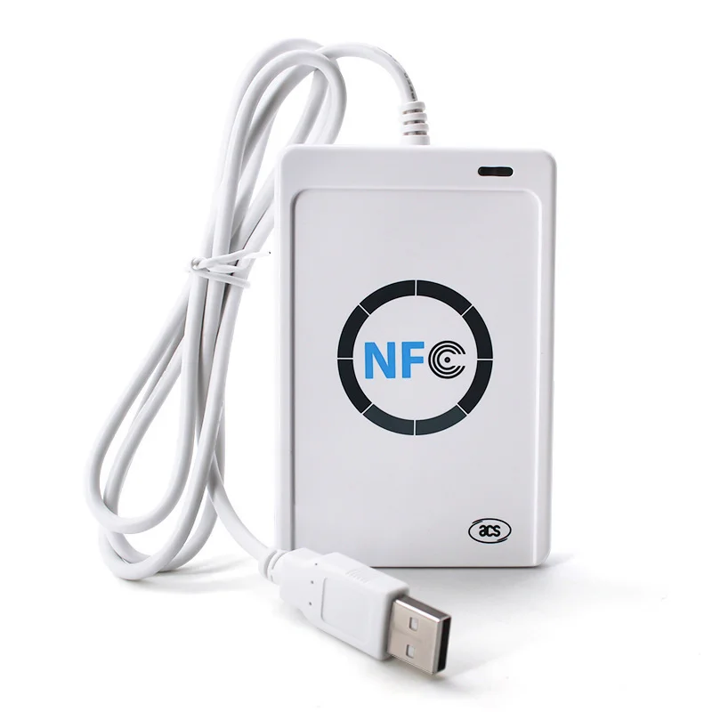 New ACR122U IC Card Duplicator RFID Encryption Decoding Reader 13.56Mhz NFC Smart Chip Tag Writer ISO14443 Key USB Clone Copier