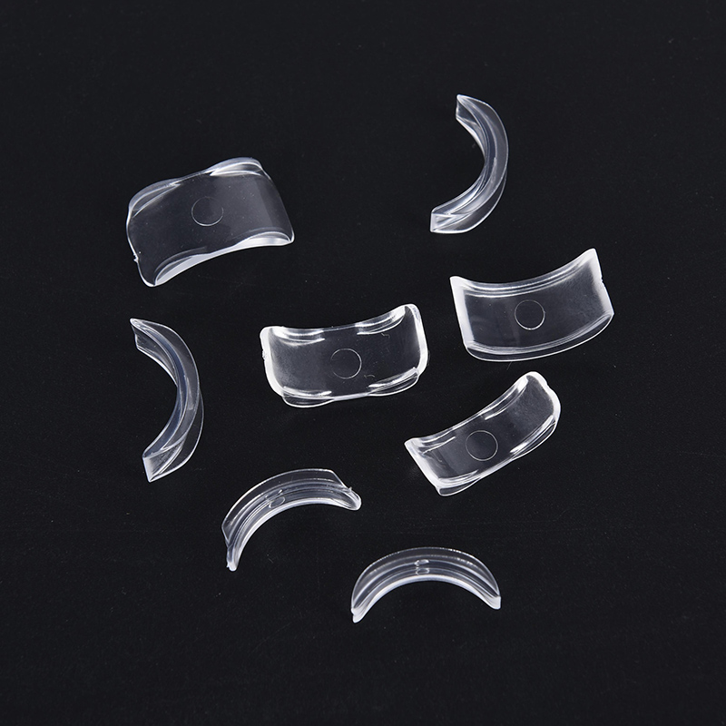 Herramienta de joyería reductora de ajuste de tamaño de anillo transparente Invisible de silicona de 8 tamaños