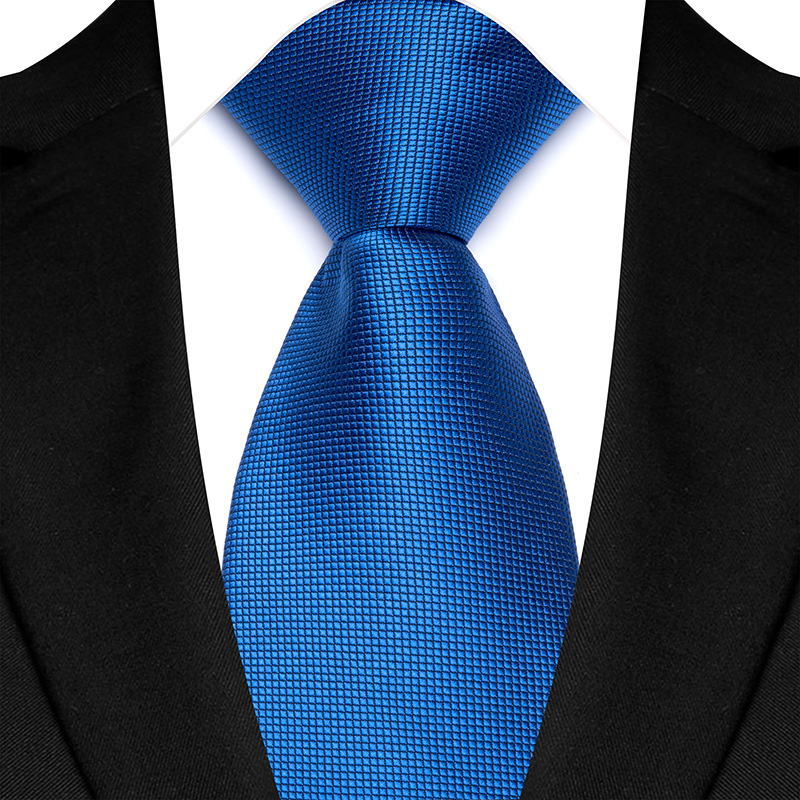 Herenstropdas Klassiek Gestreept Paisley 8 cm Jacquard Luxe stropdas Koningsblauw Kleur Accessoires Dagelijkse kleding Das Bruiloftsfeest Cadeau