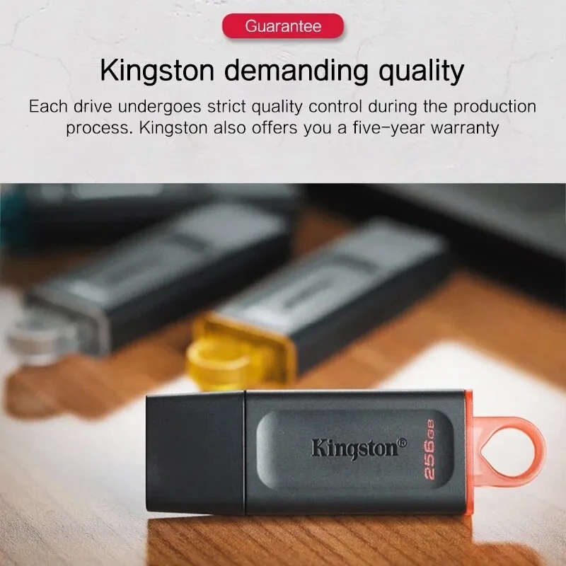 Pendrive Kingston Pendrive USB DTX Pendrive 64GB 128GB 256GB USB3.2 Flash Disk Mini Key Memory Stick 3.0