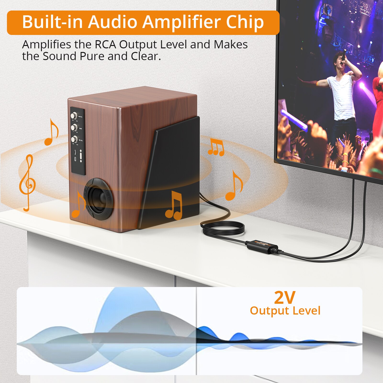 Neo teck 192khz digital zu analog audio konverter optischer toslink to rca audio adapter männlicher anschluss dac konverter