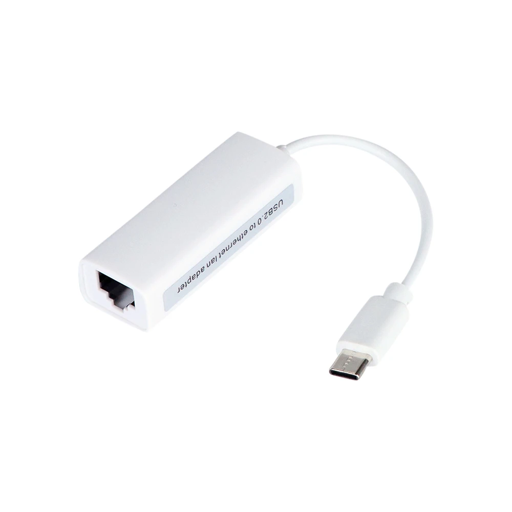 Новый сетевой адаптер Ethernet USB Type-C на RJ45 10/100, проводной Интернет-кабель для Macbook, адаптер для систем Windows