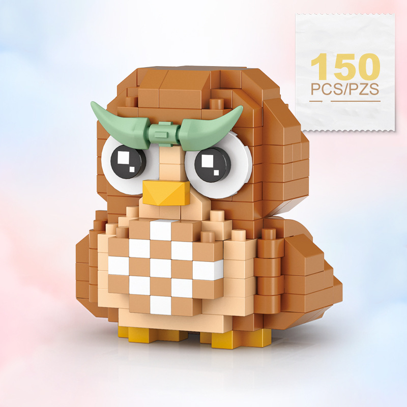Creative น่ารักสัตว์ Mini กระต่ายบล็อกอาคารลูกสุนัขแมวสุนัข DIY อิฐของเล่นสําหรับเด็กหญิงและเด็กหญิงของขวัญวันเกิดสําหรับเด็ก