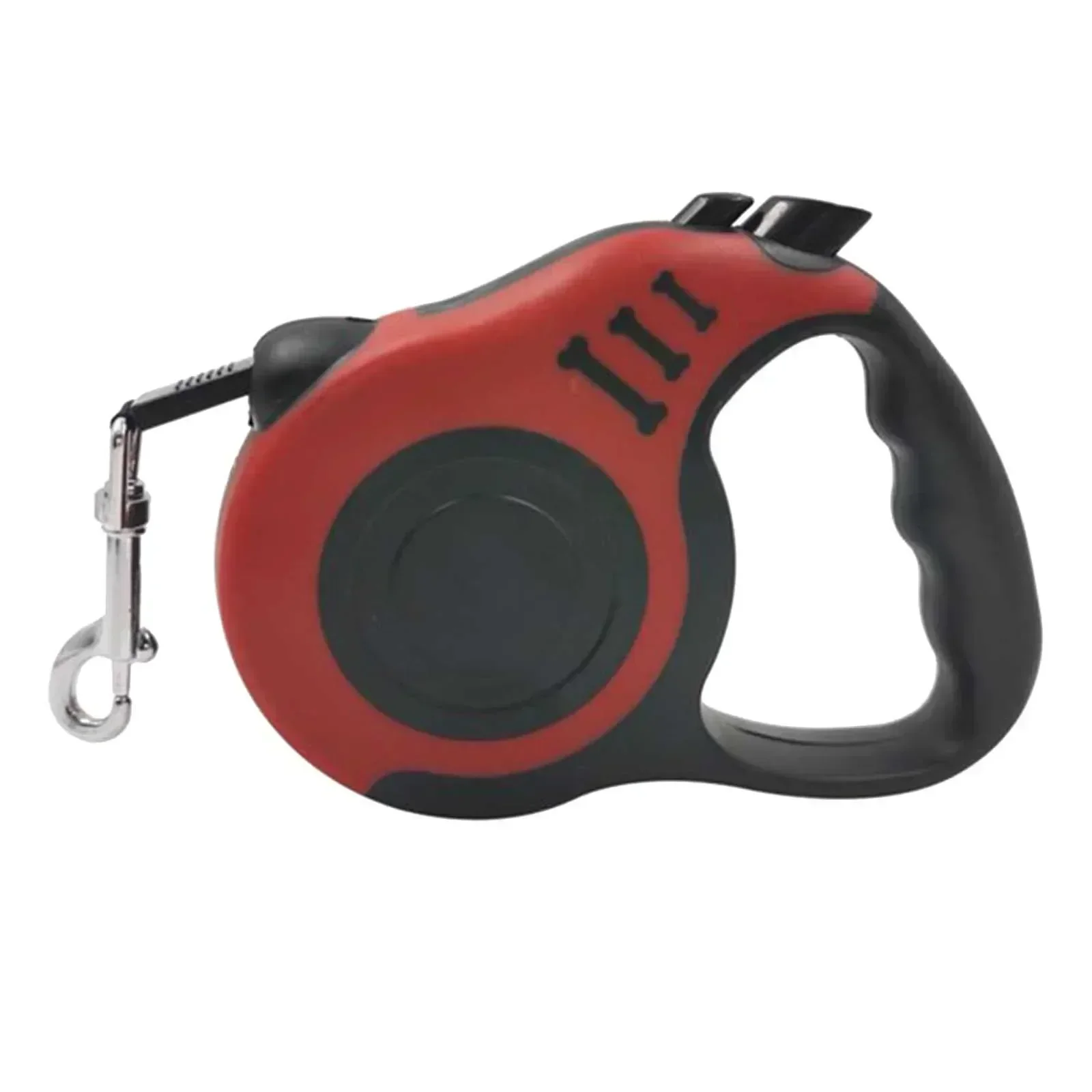 Trela telescópica automática para animais de estimação, 3-5 metros, dispositivo de tração óssea, corda para caminhada, corrente para cães, arnês de corda