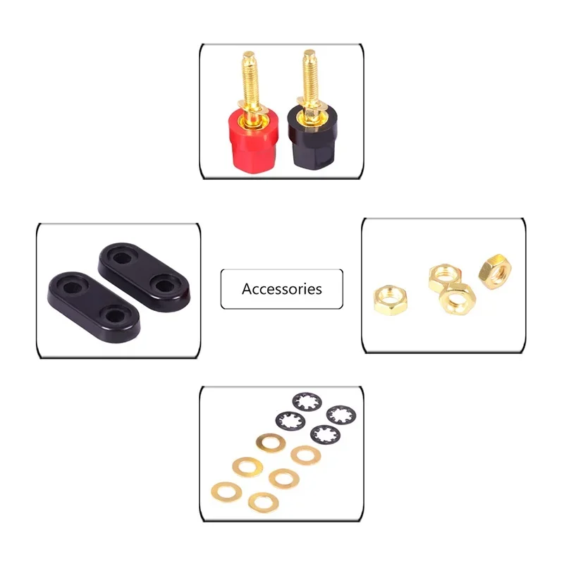 1 pçs alto-falante banana plug ligação post terminal conector banana tomada dupla fêmea banana plug para amplificador de alto-falante