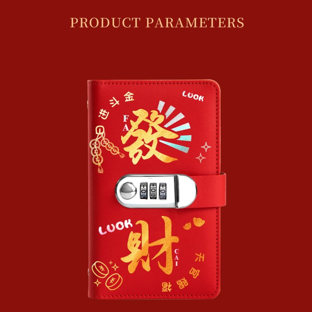 50Sheets Saving Money Binder Portable PU Leather Planner Organizer Savings Handbook Cash Envelopes Budget Binder with Lock