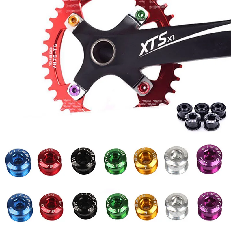 Litepro Xe Đạp Chainring Bu Lông Đơn/Đôi/Ba Tốc Độ Đĩa Chainwheel Ốc Vít Phù Hợp Với Xe Đạp Quay Và Dây Chuyền Nhẫn 5 Chiếc Rất Nhiều