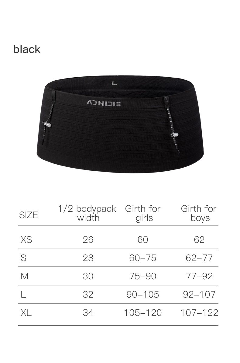 AONIJIE W8116 ทอยืดหยุ่นกีฬาเอวแพ็คผู้ชายผู้หญิงวิ่งเข็มขัด Hydration เอวกระเป๋าผู้ถือโทรศัพท์ฟิตเนสมาราธอน