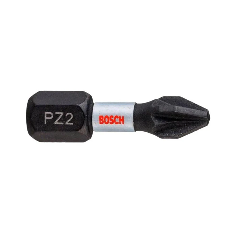BOSCH Original Impact Control Screwdriver Bit PH1/PH2/PH3/PZ2/PZ3 S2 Modified Steel High Hardness Power Tool Attachments