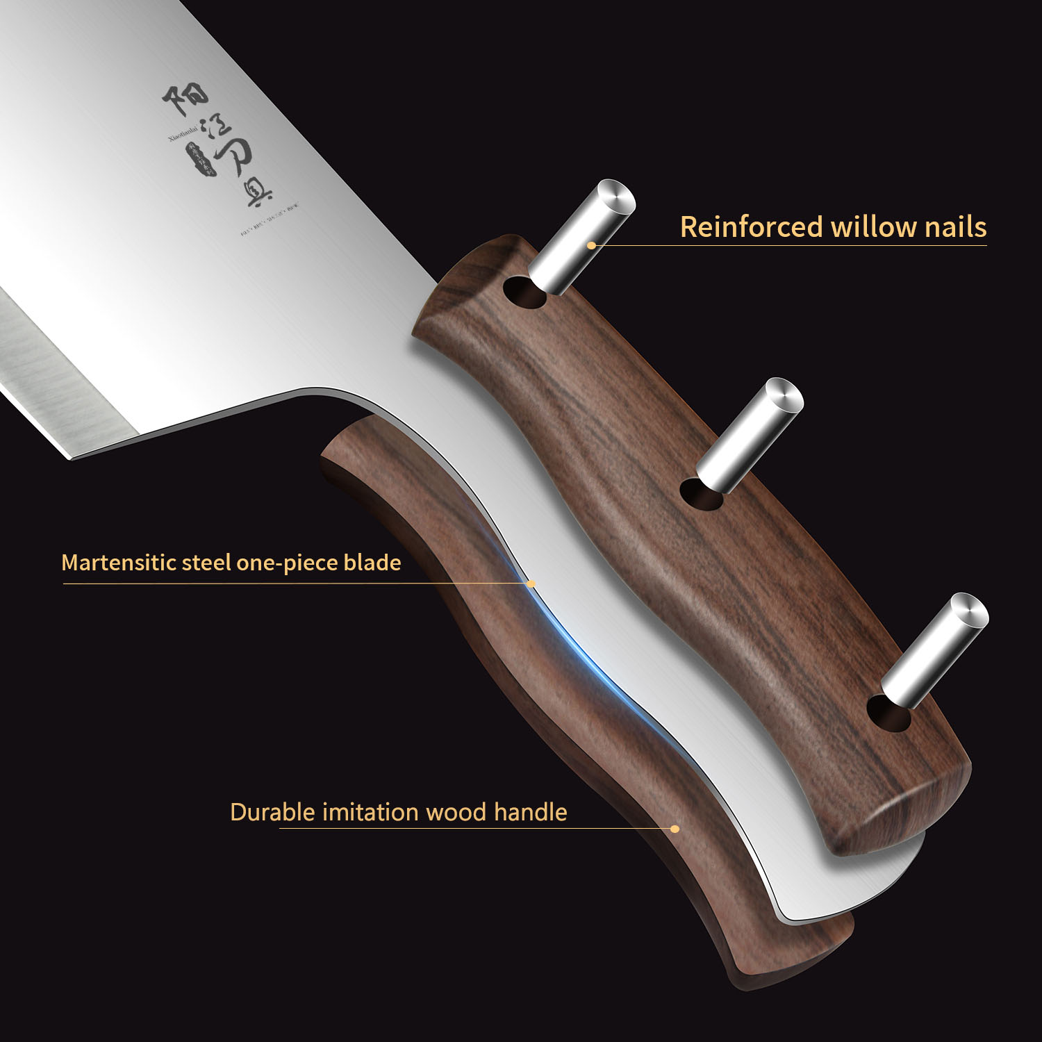 Cost-effective kitchen knife, kitchen special multi-functional sharp slicing knife, chef's meat knife, kitchen accessories,tools