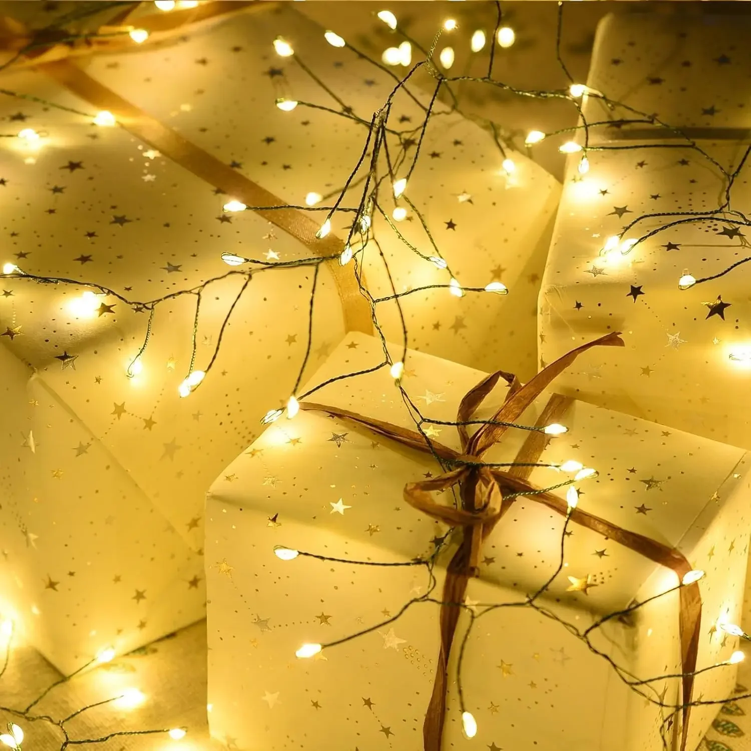 LED Firecracker String Lights Remote Control Halloween Garland EU/US DC Power Fairy Light for Wedding Party Christmas Decoration